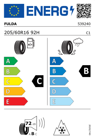 Sandero Stepway- Jogger 7717079362 Reifenlabel